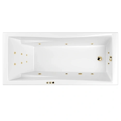 Акриловая ванна WHITECROSS Palace 180x80 "SMART" золото гидромассажная 0104.180080.100.SMART.GL Акриловая ванна WHITECROSS Palace 180x80 "SMART" золото гидромассажная 0104.180080.100.SMART.GL