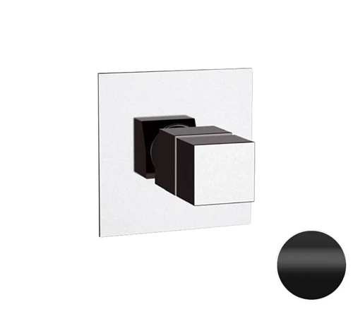 Смеситель для душа Remer Q-Elegance QT30KBNO термостатический, черный матовый Смеситель для душа Remer Q-Elegance QT30KBNO термостатический, черный матовый