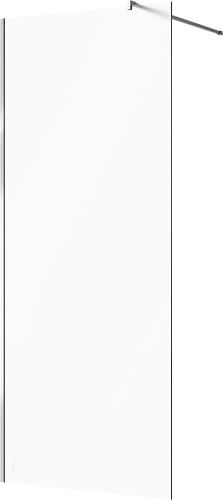 Душевая перегородка STWORKI Берген 90 см, профиль хром глянцевый, матовое стекло 583064 Душевая перегородка STWORKI Берген 90 см, профиль хром глянцевый, матовое стекло 583064