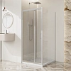 Душевой уголок BelBagno UNO-195-AHF-31-100/90-C-IN 100x90 см, профиль сатин, стекло прозрачное