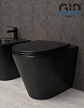 Унитаз приставной Gid TRS-263BM 62212Y черный матовый 56x36x41 с крышкой микролифт Унитаз приставной Gid TRS-263BM 62212Y черный матовый 56x36x41 с крышкой микролифт