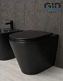 Унитаз приставной Gid TRS-263BM 62212Y черный матовый 56x36x41 с крышкой микролифт Унитаз приставной Gid TRS-263BM 62212Y черный матовый 56x36x41 с крышкой микролифт