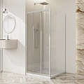Душевой уголок BelBagno UNO-195-AHF-31-100/90-C-IN 100x90 см, профиль сатин, стекло прозрачное Душевой уголок BelBagno UNO-195-AHF-31-100/90-C-IN 100x90 см, профиль сатин, стекло прозрачное
