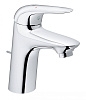 Картинка анонса товара «смеситель для раковины grohe eurostyle с донным клапаном, хром (23707003)»