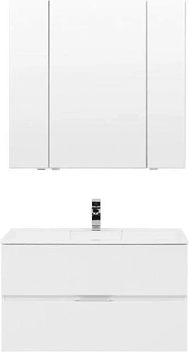 Комплект мебели Aquanet Алвита 90 белый 00237349 Комплект мебели Aquanet Алвита 90 белый 00237349