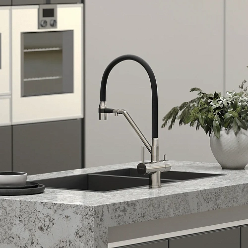 Смеситель для кухни Sancos Dora SC4003BN под фильтр, брашированный никель Смеситель для кухни Sancos Dora SC4003BN под фильтр, брашированный никель