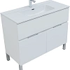 Тумба под раковину Aquanet Алвита New 100 1 ящик, 2 дверцы, белый матовый 00277554 Тумба под раковину Aquanet Алвита New 100 1 ящик, 2 дверцы, белый матовый 00277554