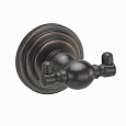 Крючок WasserKRAFT Isar K-7323D двойной темная бронза Крючок WasserKRAFT Isar K-7323D двойной темная бронза