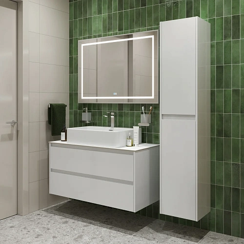 Тумба со столешницей и раковиной BelBagno KRAFT 100 kraft100bo-kepbo-1338-set подвесная KRAFT100BO-KEPBO-1338-SET Тумба со столешницей и раковиной BelBagno KRAFT 100 kraft100bo-kepbo-1338-set подвесная KRAFT100BO-KEPBO-1338-SET