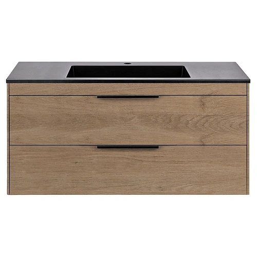 Тумба под раковину Vincea Chiara 2D 1000 подвесная, 2 выкатных ящика soft-close, N.Oak VMC-2C2100NO Тумба под раковину Vincea Chiara 2D 1000 подвесная, 2 выкатных ящика soft-close, N.Oak VMC-2C2100NO