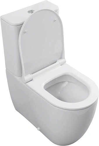 Чаша напольного унитаза Allen Brau Priority 4.31003.20 с крышкой, белый Чаша напольного унитаза Allen Brau Priority 4.31003.20 с крышкой, белый