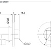Шланговое подключение Remer 337MRL, медь глянцевая Шланговое подключение Remer 337MRL, медь глянцевая