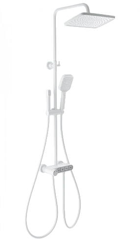 Душевая система Wonzon & Woghand с термостатом, белый матовый (WW-B3112-MW) Душевая система Wonzon & Woghand с термостатом, белый матовый (WW-B3112-MW)