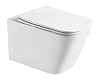 Унитаз подвесной Taliente Correto Tornado CR55003 белый, с крышкой микролифт