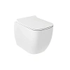 Унитаз подвесной Kludi RESA C 28WCSET43 керамический с сиденьем Унитаз подвесной Kludi RESA C 28WCSET43 керамический с сиденьем