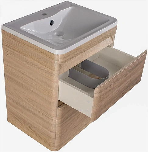 Тумба под раковину Style Line Атлантика 60, Люкс ясень перламутр, PLUS СС-00002216 Тумба под раковину Style Line Атлантика 60, Люкс ясень перламутр, PLUS СС-00002216