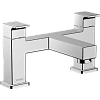 Смеситель для ванны Hansgrohe Vernis Shape 71452000, хром на 2 отверстия