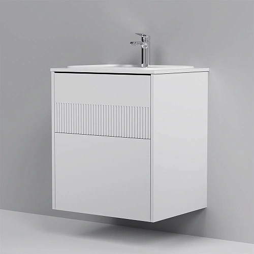 Тумба под раковину AM.PM Func M8FFUX0602WM push-to-open, 60 см, белый матовый Тумба под раковину AM.PM Func M8FFUX0602WM push-to-open, 60 см, белый матовый