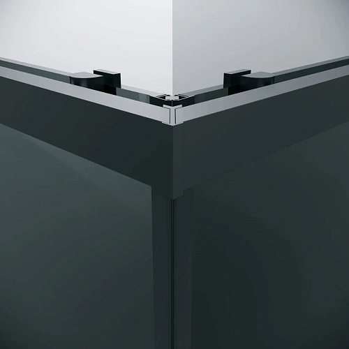 Душевой уголок GROSSMAN Cosmo 300.K33.02.8080.21.10 (80x80x195) квадрат,раздвижн,черн матов.,стекло тонирован Душевой уголок GROSSMAN Cosmo 300.K33.02.8080.21.10 (80x80x195) квадрат,раздвижн,черн матов.,стекло тонирован