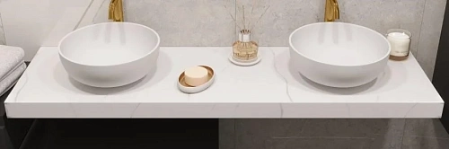 Столешница Armadi Art FLAT CALACATTA 869-160-CLCT 1610x460x70 Столешница Armadi Art FLAT CALACATTA 869-160-CLCT 1610x460x70