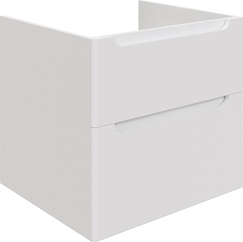 Тумба с раковиной STWORKI Берген 60 белая с темной столешницей, с раковиной на выбор 549458 Тумба с раковиной STWORKI Берген 60 белая с темной столешницей, с раковиной на выбор 549458