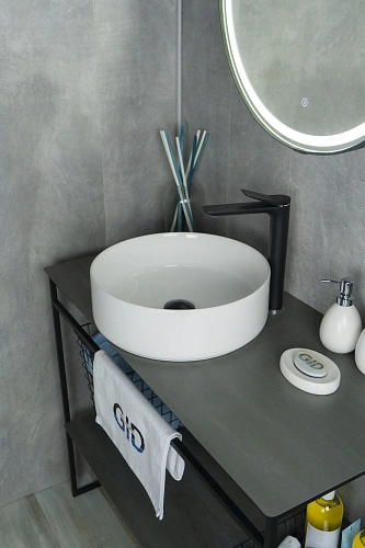 Раковина Gid N9424 51179 накладная белая 40x40x12 Раковина Gid N9424 51179 накладная белая 40x40x12