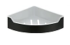 Полка Rush Edge ED77153B black угловая, черная