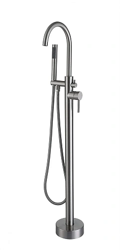 Смеситель для ванны Orange Steel M99-336ni напольный, сталь Смеситель для ванны Orange Steel M99-336ni напольный, сталь