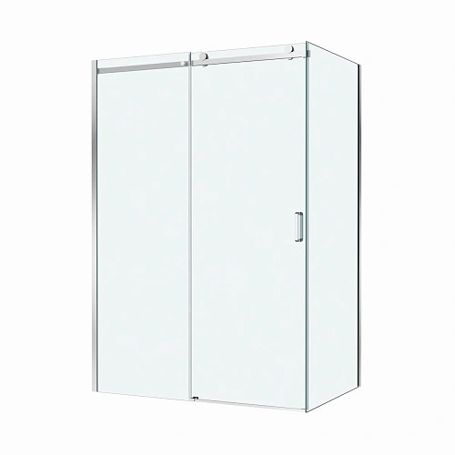 Душевой уголок BelBagno SOFT_CLOSE-2-AH-1-150/90-C-Cr 150x90 см, профиль хром, стекло прозрачное Душевой уголок BelBagno SOFT_CLOSE-2-AH-1-150/90-C-Cr 150x90 см, профиль хром, стекло прозрачное