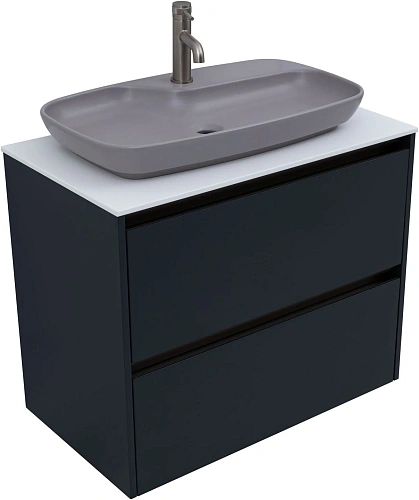 Тумба под раковину Allen Brau Activity 80 1.34012.AM антрацит матовый/олива брашированная Тумба под раковину Allen Brau Activity 80 1.34012.AM антрацит матовый/олива брашированная