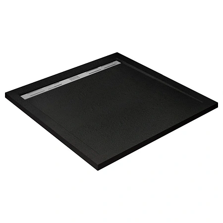 Душевой поддон CEZARES TRAY-AS-A-90-30-NERO 900x900 искусственный камень, черный матовый Душевой поддон CEZARES TRAY-AS-A-90-30-NERO 900x900 искусственный камень, черный матовый