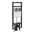 Детальная картинка товара «инсталляция для унитаза wasserkraft dinkel 58tlt.010.me.pb03 с клавишей смыва черный»