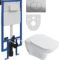 Комплект Унитаз подвесной STWORKI Дублин SETK3504-0605 с микролифтом + Система инсталляции для унита 561448 Комплект Унитаз подвесной STWORKI Дублин SETK3504-0605 с микролифтом + Система инсталляции для унита 561448