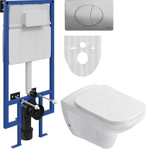 Комплект Унитаз подвесной STWORKI Дублин SETK3504-0605 с микролифтом + Система инсталляции для унита 561448 Комплект Унитаз подвесной STWORKI Дублин SETK3504-0605 с микролифтом + Система инсталляции для унита 561448
