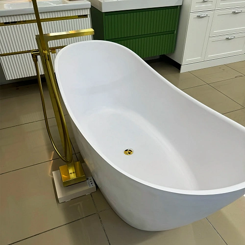 Ванна отдельностоящая Marmo-Elite Вентура VBA167-77 1670x770 из искусственного камня, без перелива, глянцевая Ванна отдельностоящая Marmo-Elite Вентура VBA167-77 1670x770 из искусственного камня, без перелива, глянцевая