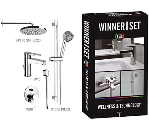 Комплект смесителей Remer Winner W0910315RMOI Комплект смесителей Remer Winner W0910315RMOI