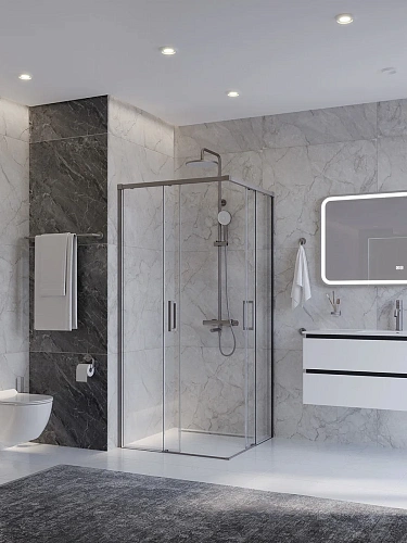 Душевой уголок CEZARES PLANE-A-2-100-C-IN 100x100 см Душевой уголок CEZARES PLANE-A-2-100-C-IN 100x100 см