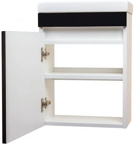 Тумба под раковину Style Line Compact, Como 40, Люкс черный СС-00000419 Тумба под раковину Style Line Compact, Como 40, Люкс черный СС-00000419