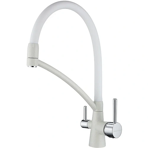 Смеситель для кухни Paulmark SIEGEN белый Si213111-331 Смеситель для кухни Paulmark SIEGEN белый Si213111-331