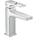 Смеситель для раковины Hansgrohe Metropol 110, с рукояткой-петлей, со сливным клапаном Push-Open 74507000. Смеситель для раковины Hansgrohe Metropol 110, с рукояткой-петлей, со сливным клапаном Push-Open 74507000.