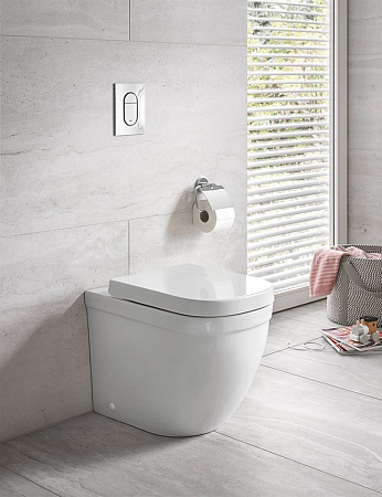 Крышка-сиденье GROHE Euro Ceramic (39330001) с микролифтом, альпин-белый Крышка-сиденье GROHE Euro Ceramic (39330001) с микролифтом, альпин-белый