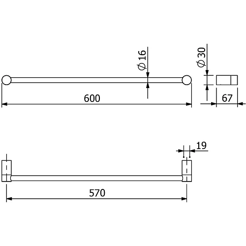 Полотенцедержатель Kludi VELA R 5897953 белый матовый Полотенцедержатель Kludi VELA R 5897953 белый матовый