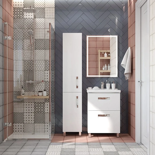 Тумба под раковину BRIZ Ирида т8-60 под раковину Миранда 234 03-08060-18 00 БЕЛ белый Тумба под раковину BRIZ Ирида т8-60 под раковину Миранда 234 03-08060-18 00 БЕЛ белый