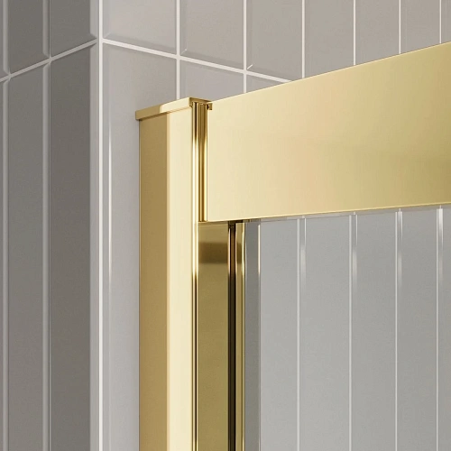Душевая дверь BelBagno LUCE-BF-1-100-C-ORO 100 см, профиль золото, стекло прозрачное Душевая дверь BelBagno LUCE-BF-1-100-C-ORO 100 см, профиль золото, стекло прозрачное