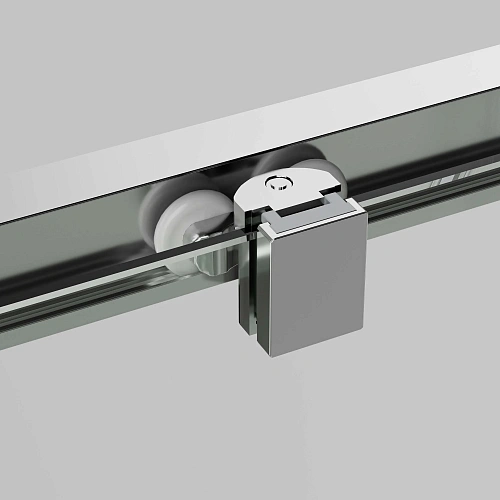 Душевой уголок Aquatek AQ.KV.100.1CH стекло прозрачное, квадратный, двери раздвижные, 200x100x100 см, профиль хром Душевой уголок Aquatek AQ.KV.100.1CH стекло прозрачное, квадратный, двери раздвижные, 200x100x100 см, профиль хром