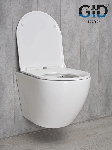 Унитаз подвесной Gid Tr2122 62234Y белый 51x36x36 с крышкой микролифт Унитаз подвесной Gid Tr2122 62234Y белый 51x36x36 с крышкой микролифт