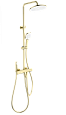 Душевая система Wonzon & Woghand с термостатом, брашированное золото (WW-B3094-BG) Душевая система Wonzon & Woghand с термостатом, брашированное золото (WW-B3094-BG)