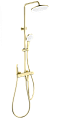 Душевая система Wonzon & Woghand с термостатом, брашированное золото (WW-B3094-BG) Душевая система Wonzon & Woghand с термостатом, брашированное золото (WW-B3094-BG)
