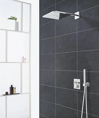 Смеситель для душа GROHE Grohtherm SmartControl (29126000) внешняя часть термостата, на 3 выхода, хром Смеситель для душа GROHE Grohtherm SmartControl (29126000) внешняя часть термостата, на 3 выхода, хром