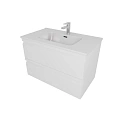 Тумба с раковиной Aquatek ВЕГА 80см AQ77080-MW белый матовый, подвесная Тумба с раковиной Aquatek ВЕГА 80см AQ77080-MW белый матовый, подвесная